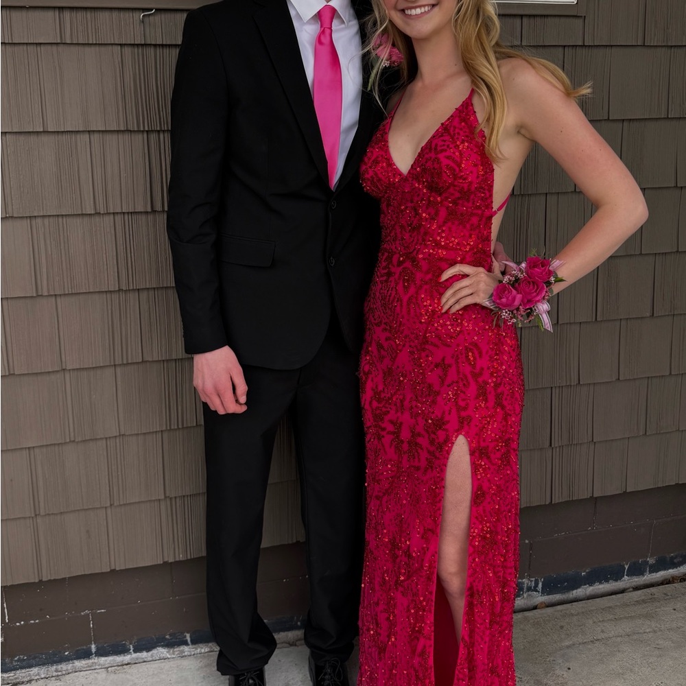 Aleta open back prom dress